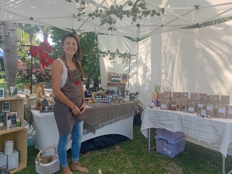 Exposants et visiteurs du Parcours des Fées à Saint-Pierre, La Réunion
