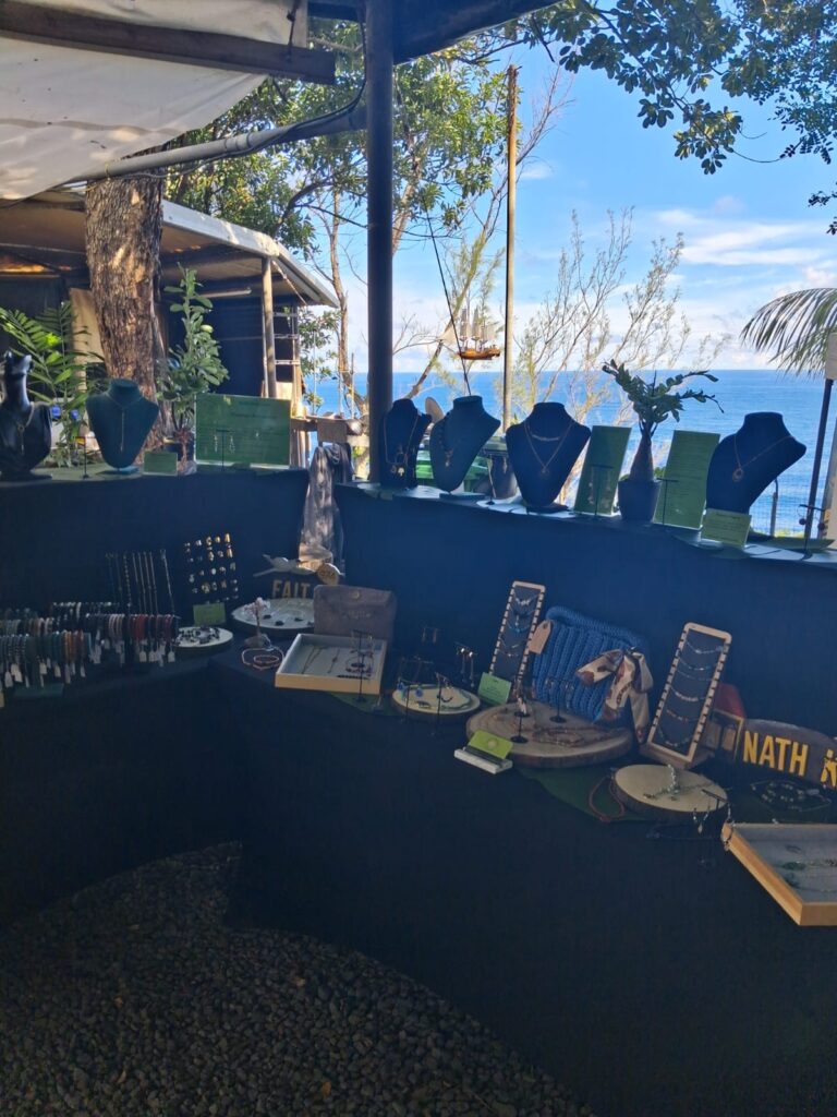 Exposants et visiteurs du Parcours des Fées à Saint-Pierre, La Réunion